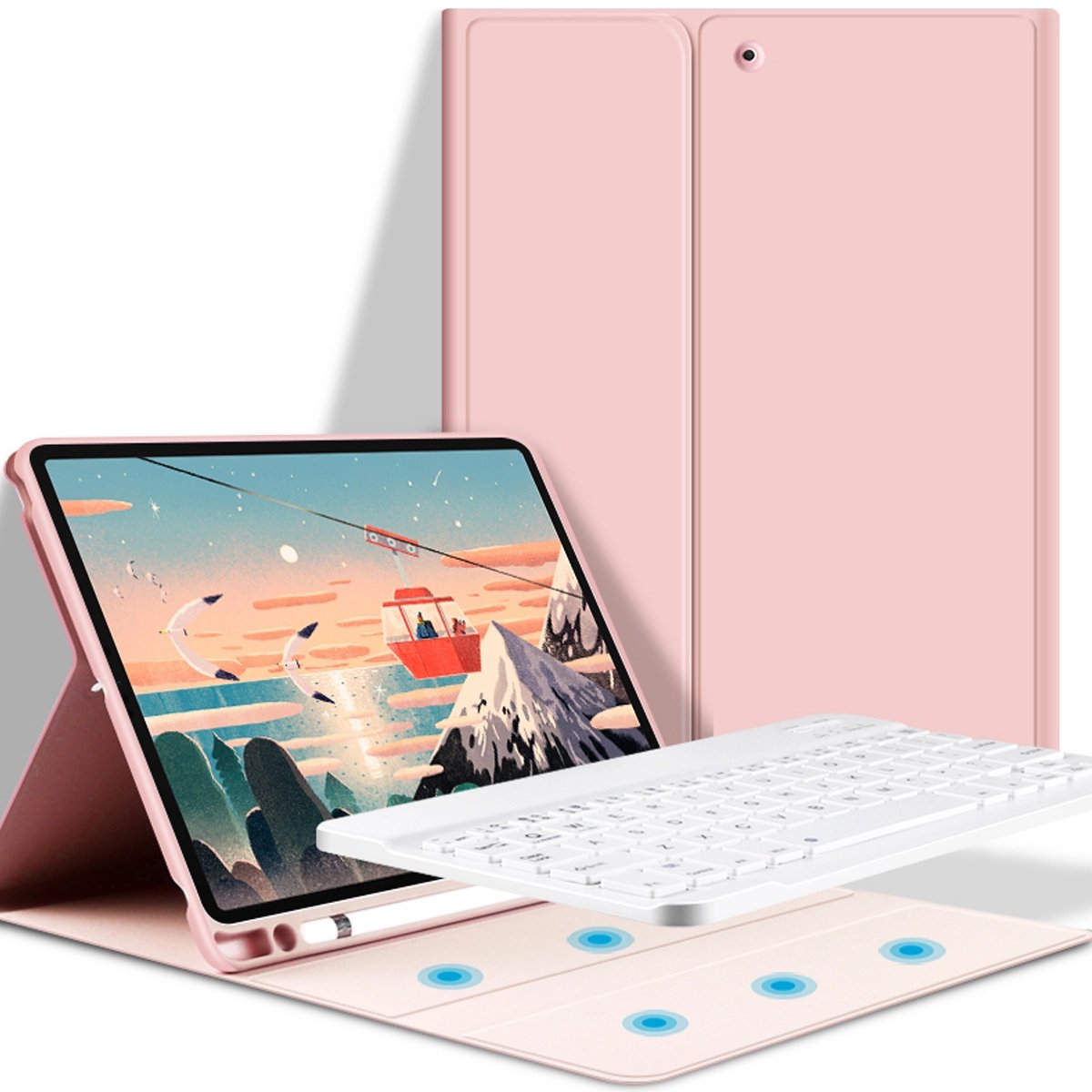 Wireless Keyboard Case For iPad Air 4/5 Cover 10.9 Inch Keyboard iPad holder Case ipad case with keyboard