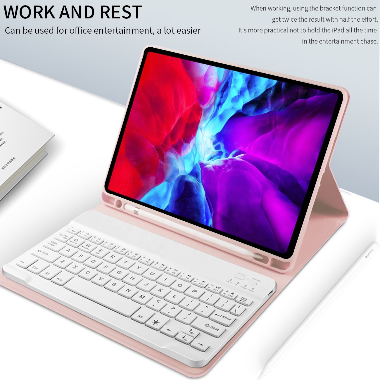 Wireless Keyboard Case For iPad Air 4/5 Cover 10.9 Inch Keyboard iPad holder Case ipad case with keyboard