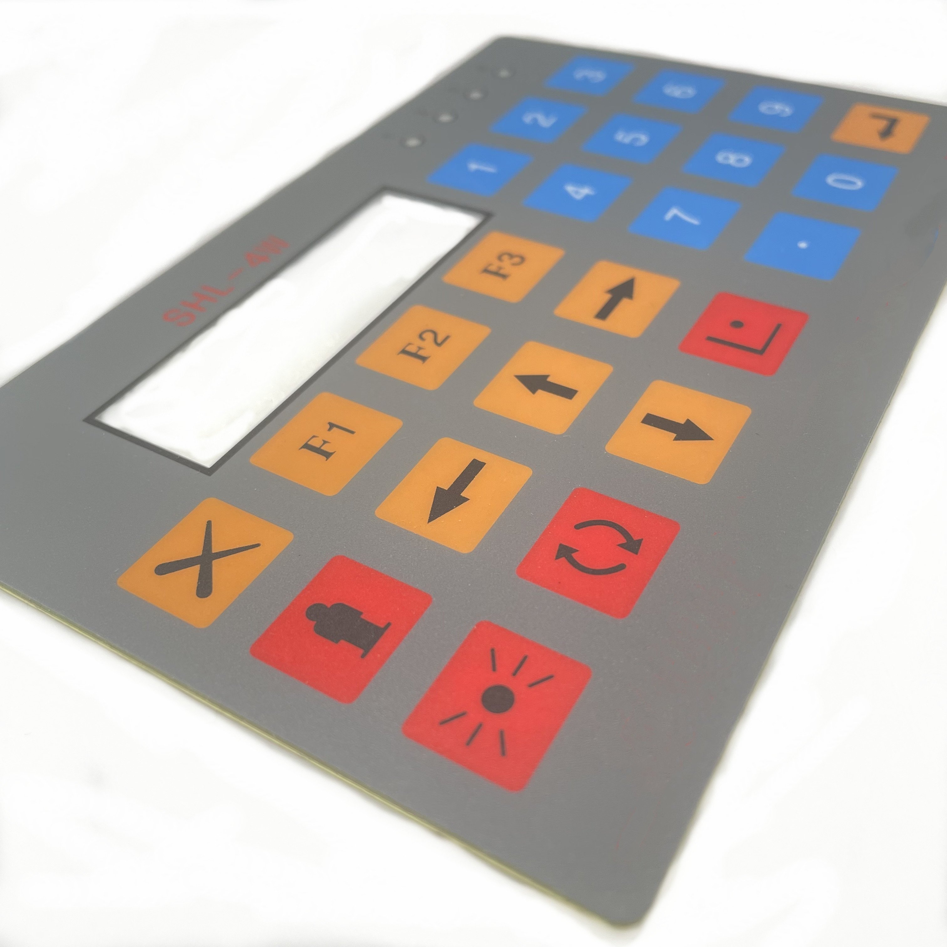 anti-UV embossed button membrane keypad fuel dispenser keypad
