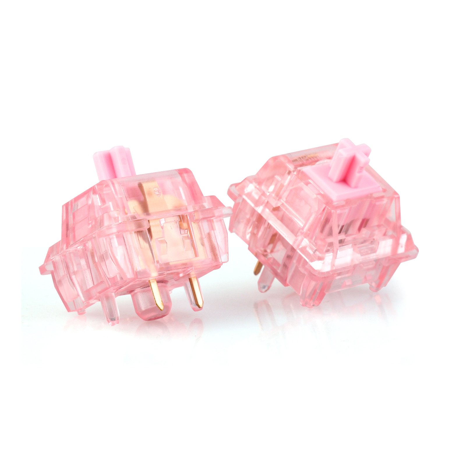 EPOMAKER Dawn Pink Switch Set Original 30 Pieces of Linear Set for Mechanical Keyboard Replacement keyboard switch