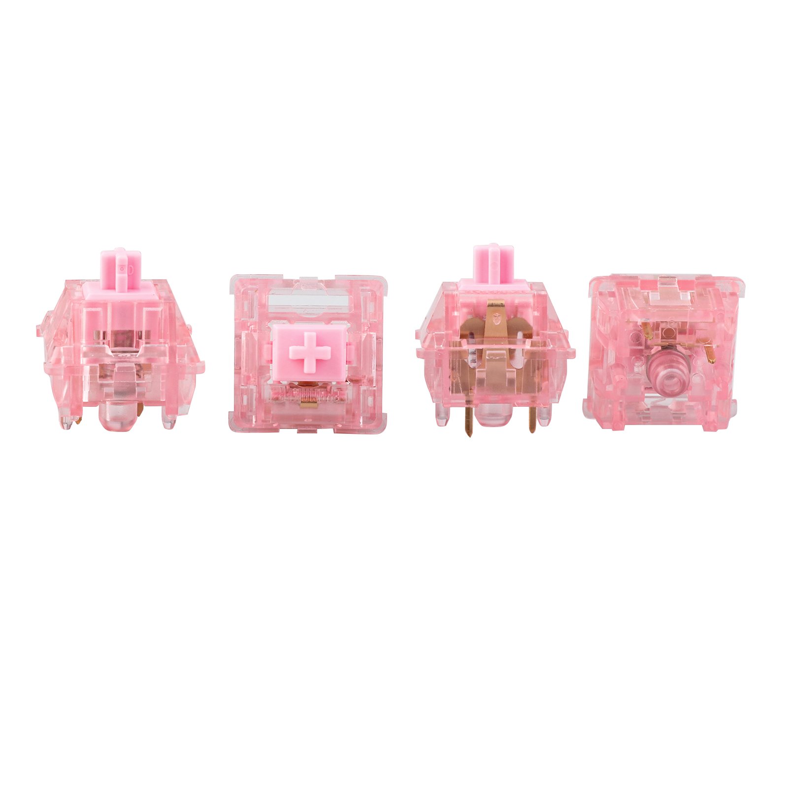 EPOMAKER Dawn Pink Switch Set Original 30 Pieces of Linear Set for Mechanical Keyboard Replacement keyboard switch