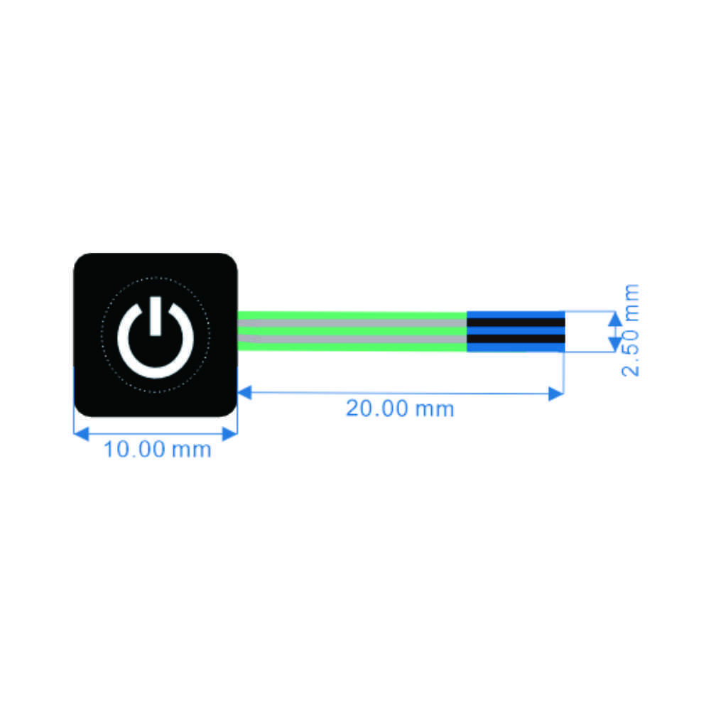 High-Quality Single Button Ultra-Slim Switch: Ready in Stock , Membrane Switch , Membrane Keypad Keyboards