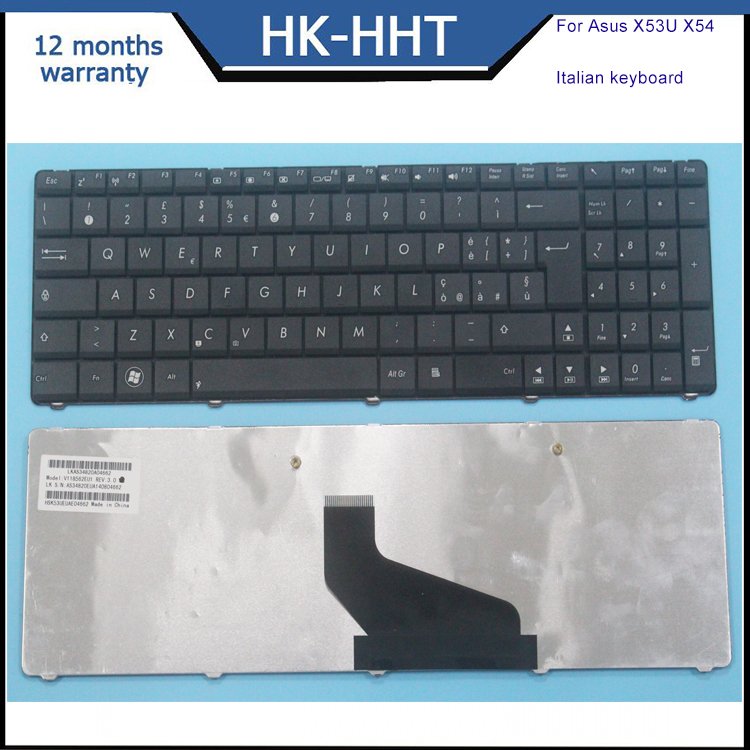 universal external laptop backlight keyboards For Asus X53U X54 Italian keyboard