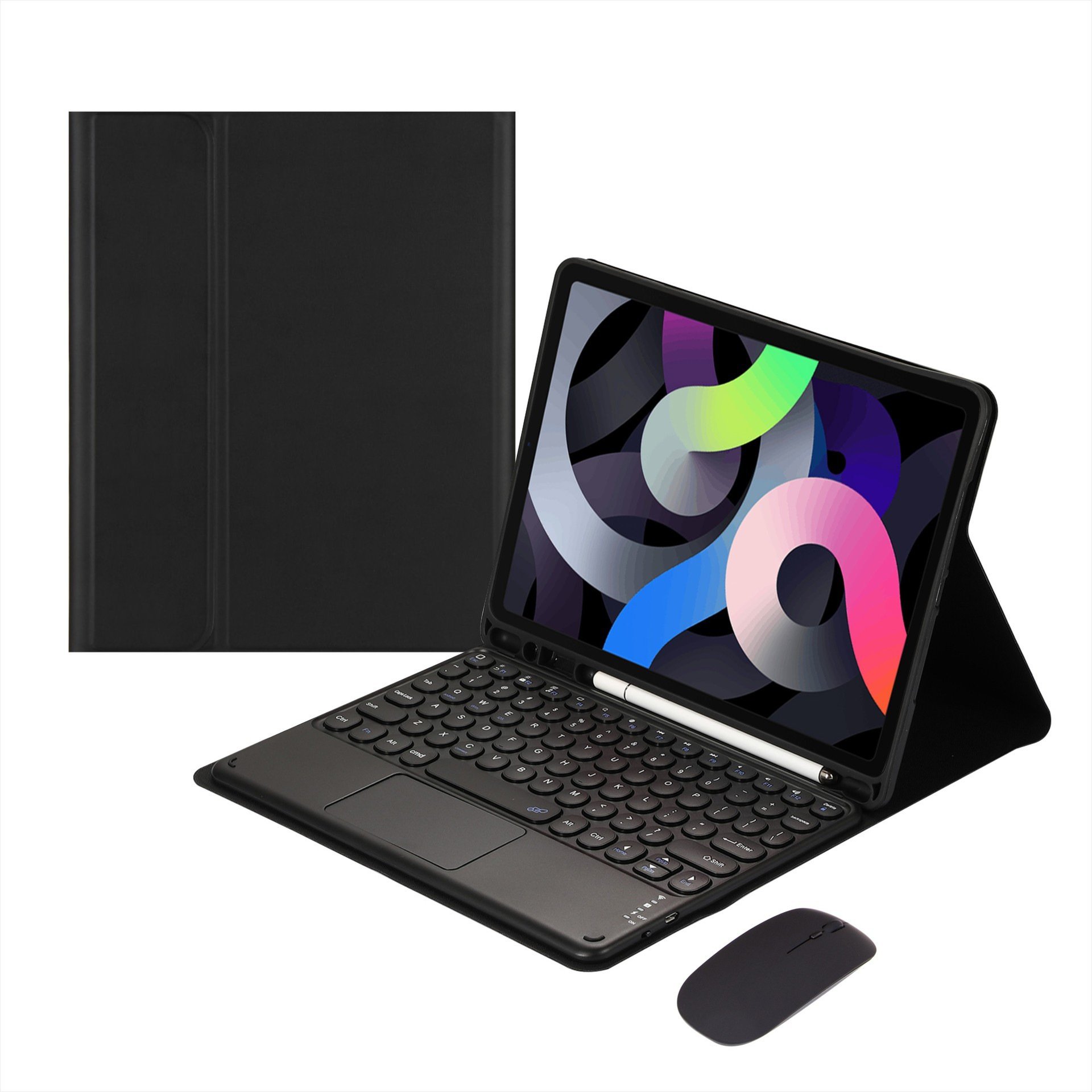 Factory Smart Tablet Case For Ipad 2024 Case With Keyboard Soft Silicone For Ipad Pro 11 13 Inch With Pencil Holder