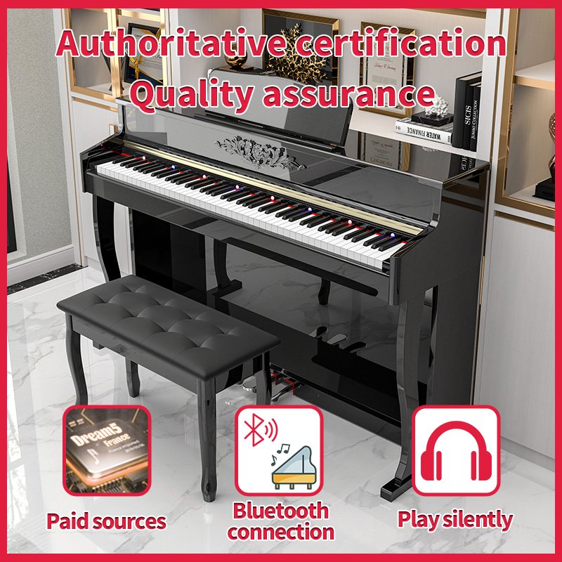 KIMFBAY digital piano 88 key hammer action electric piano digital 88 keys kid piano