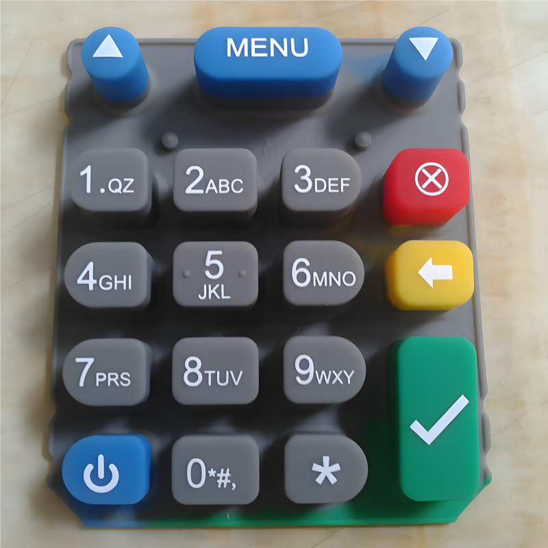 Customize High Quality Silicone Rubber Membrane Keypad Button Keycaps