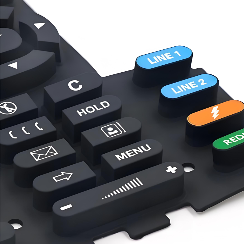 Customize High Quality Silicone Rubber Membrane Keypad Button Keycaps