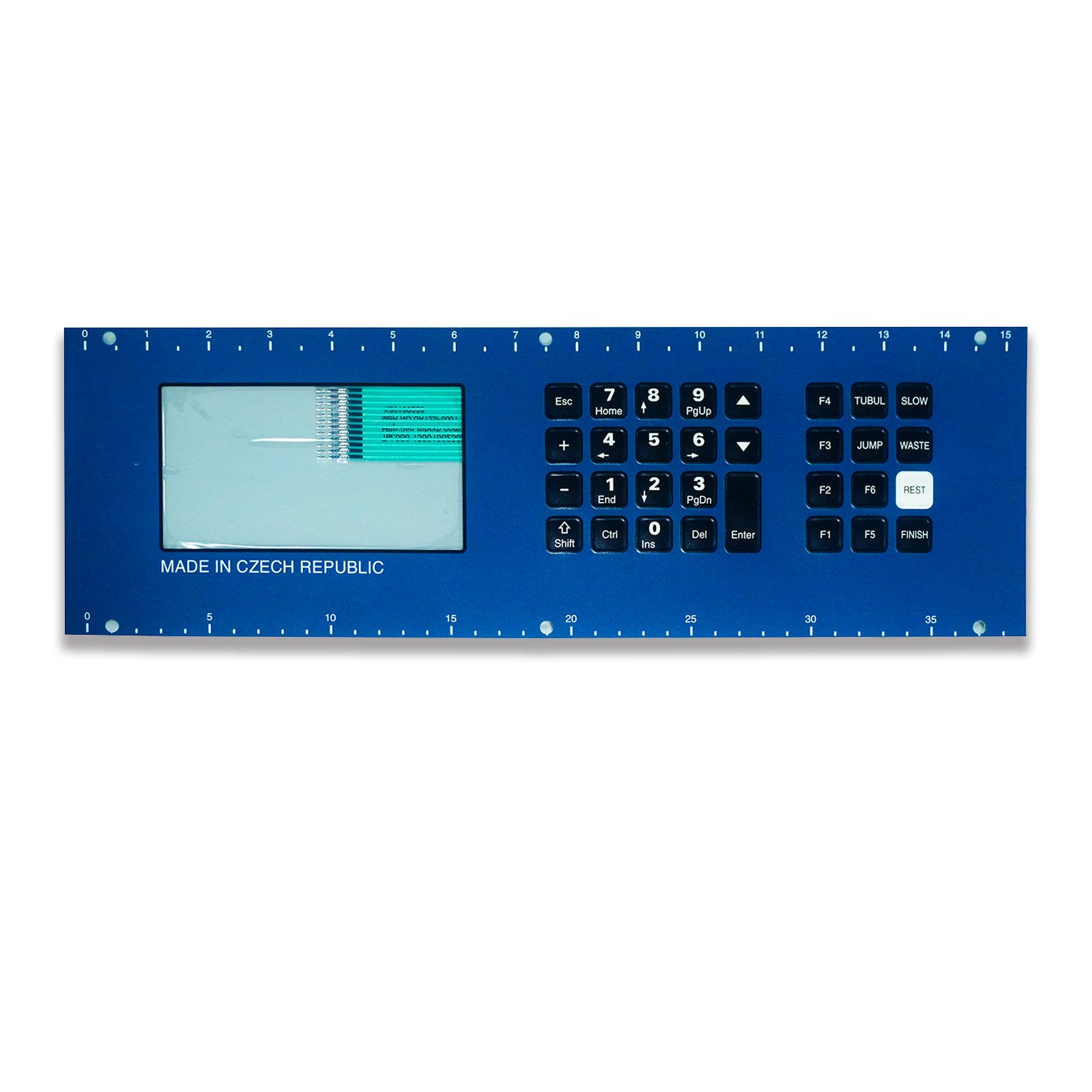 custom membrane switches with translucent LCD screens and customized keypad