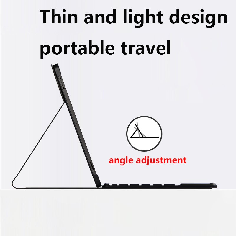 For Samsung Galaxy Tab S9 Ultra SM-X910/X916B/X918U Soft Shell Case Detachable Magnetic Keyboard Tablet Cover With S Pen Holder