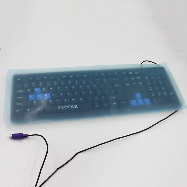 Custom Dustproof Waterproof High Transparent Silicone PC Keyboard Protective Cover for Universal PC keyboards
