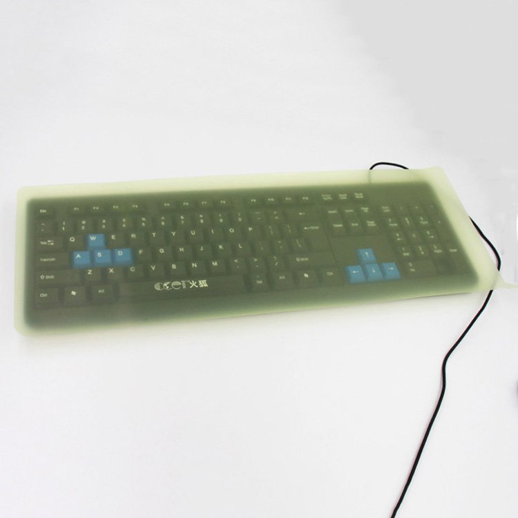 Custom Dustproof Waterproof High Transparent Silicone PC Keyboard Protective Cover for Universal PC keyboards