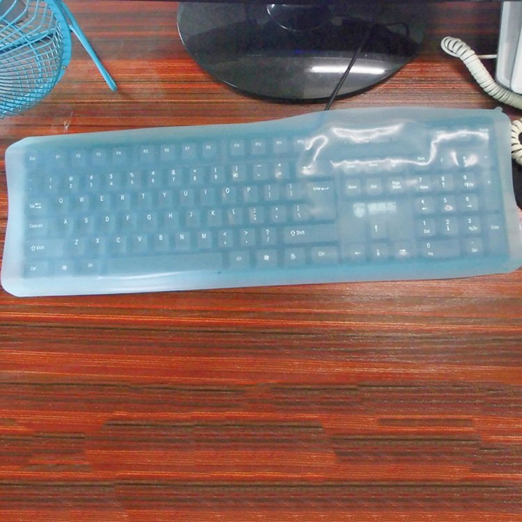 Custom Dustproof Waterproof High Transparent Silicone PC Keyboard Protective Cover for Universal PC keyboards