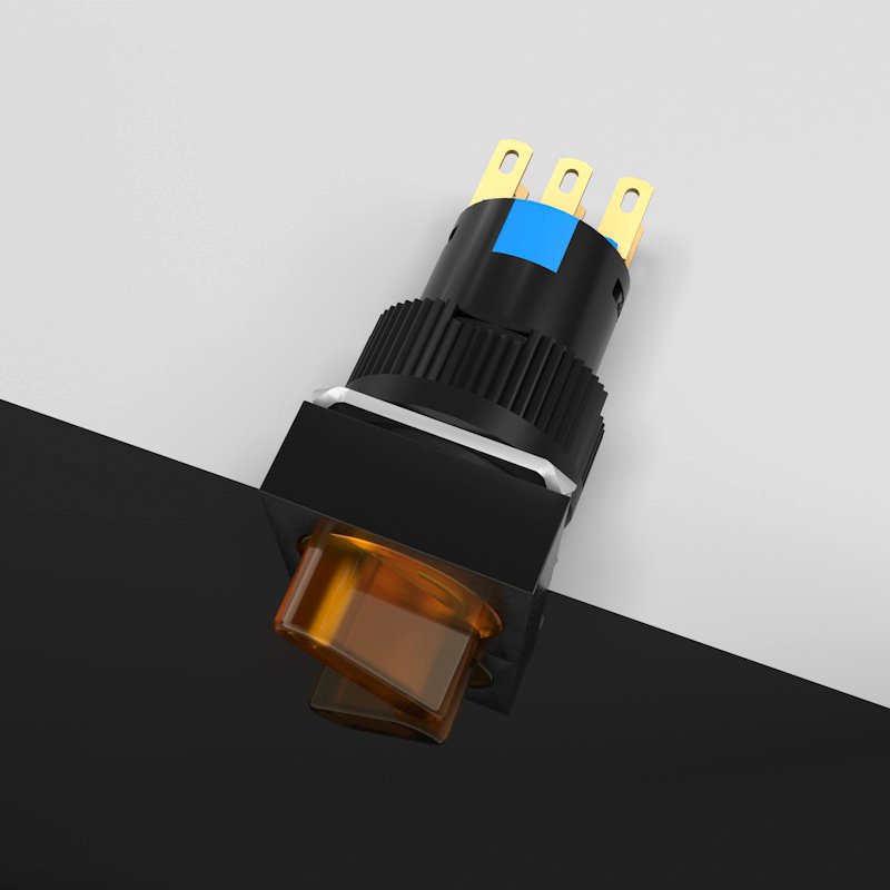 Modular Knob switch 18-16A Series_16A Turn Indicator Button switch