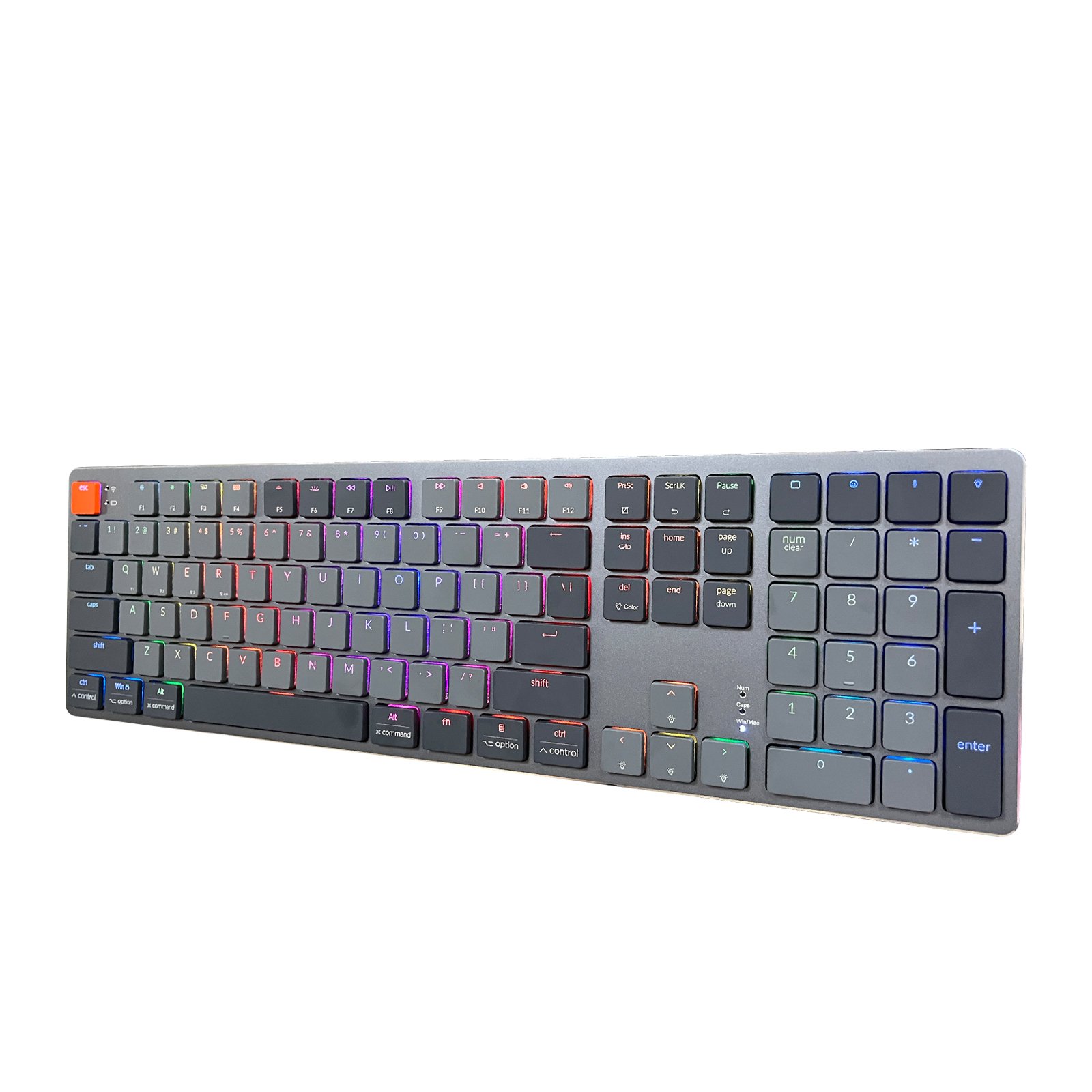 TOPSTYLE TKB-6305 Short Switch Mechanical Color Box Package Keyboard Case Red Switch RGB Aluminum Usb Desktop OEM USB 2.0 CN;GUA