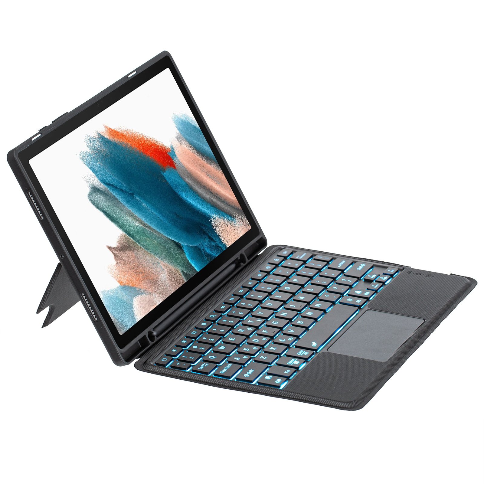 Combo touchpad and backlit wireless keyboard case For Samsung galaxy tab A9 plus SM X210 X215