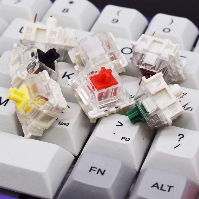 Highly Customizable Blue Red Linear Switches Brown Shaft Magnetic Keyboard Switches for All Types of Mechanical Game Keyboards