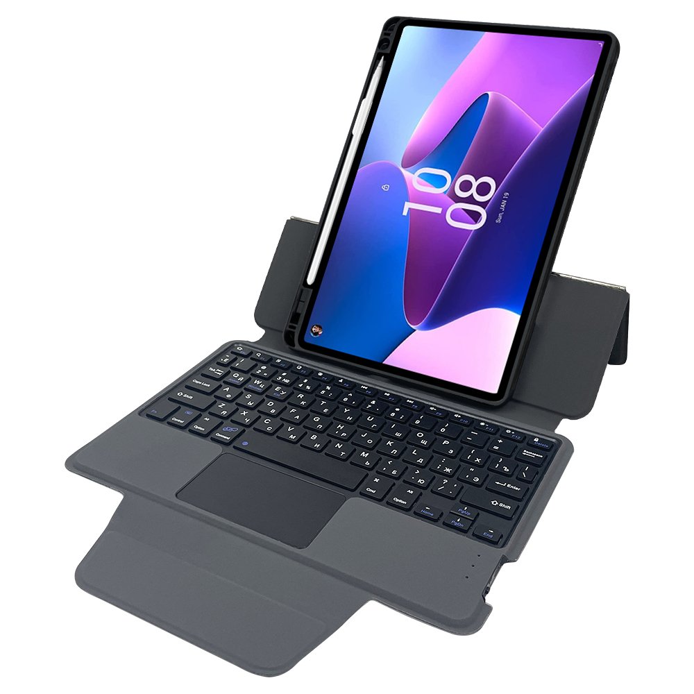 Double protective One-Piece with Touchpad wireless keyboard cover case for Lenovo tab M10 PLUS 3rd 10.6" 2022