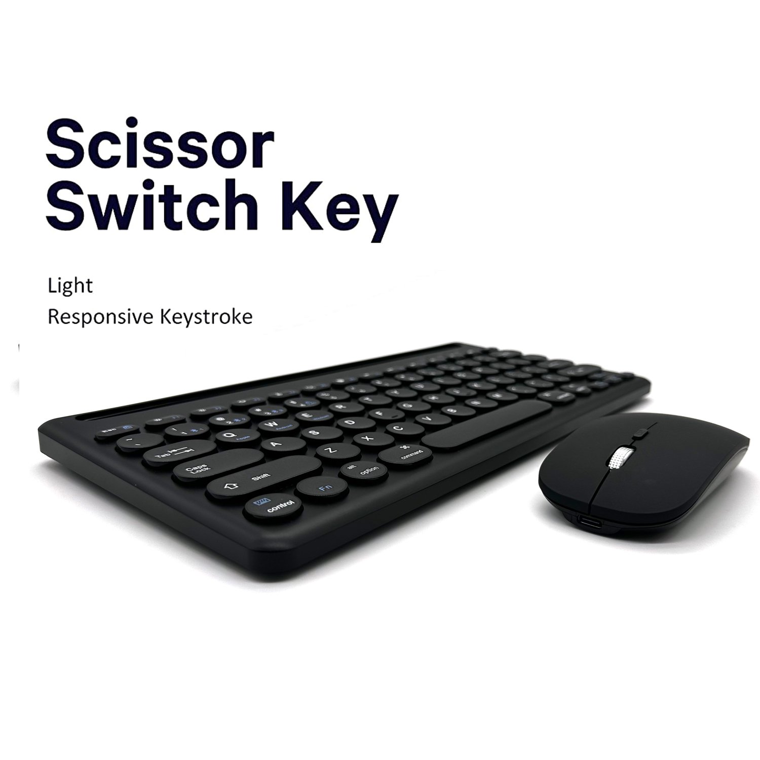 KOZH 2022 New Design Cradle 4 Devices Wireless Multi Bluetooths Keyboard and Mouse Combo for iPad Tablet Windows Android Mac OS