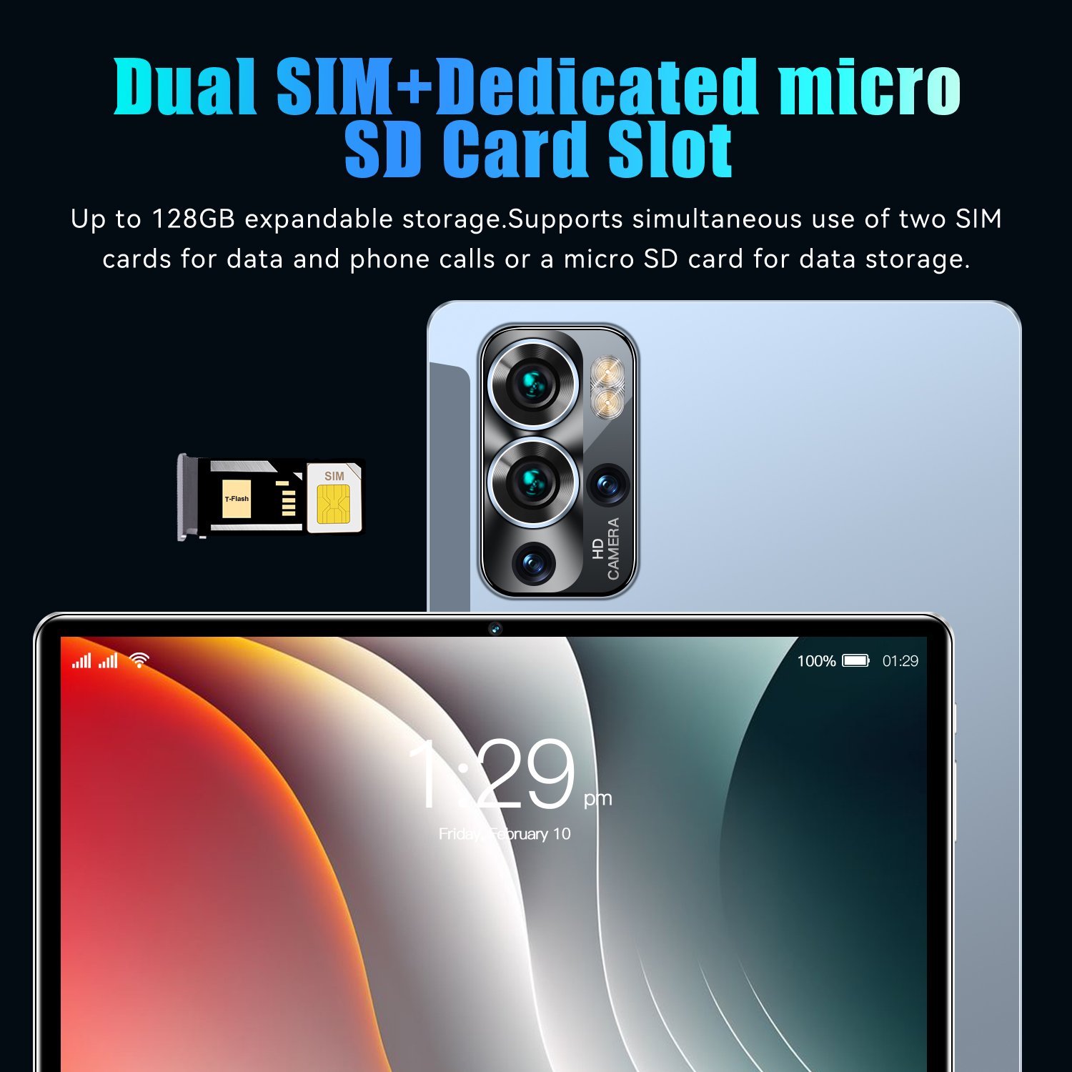 Tablet covers cases Expand 920x1200 FHD s 2.4G 5G WiFi 4G LTE Android