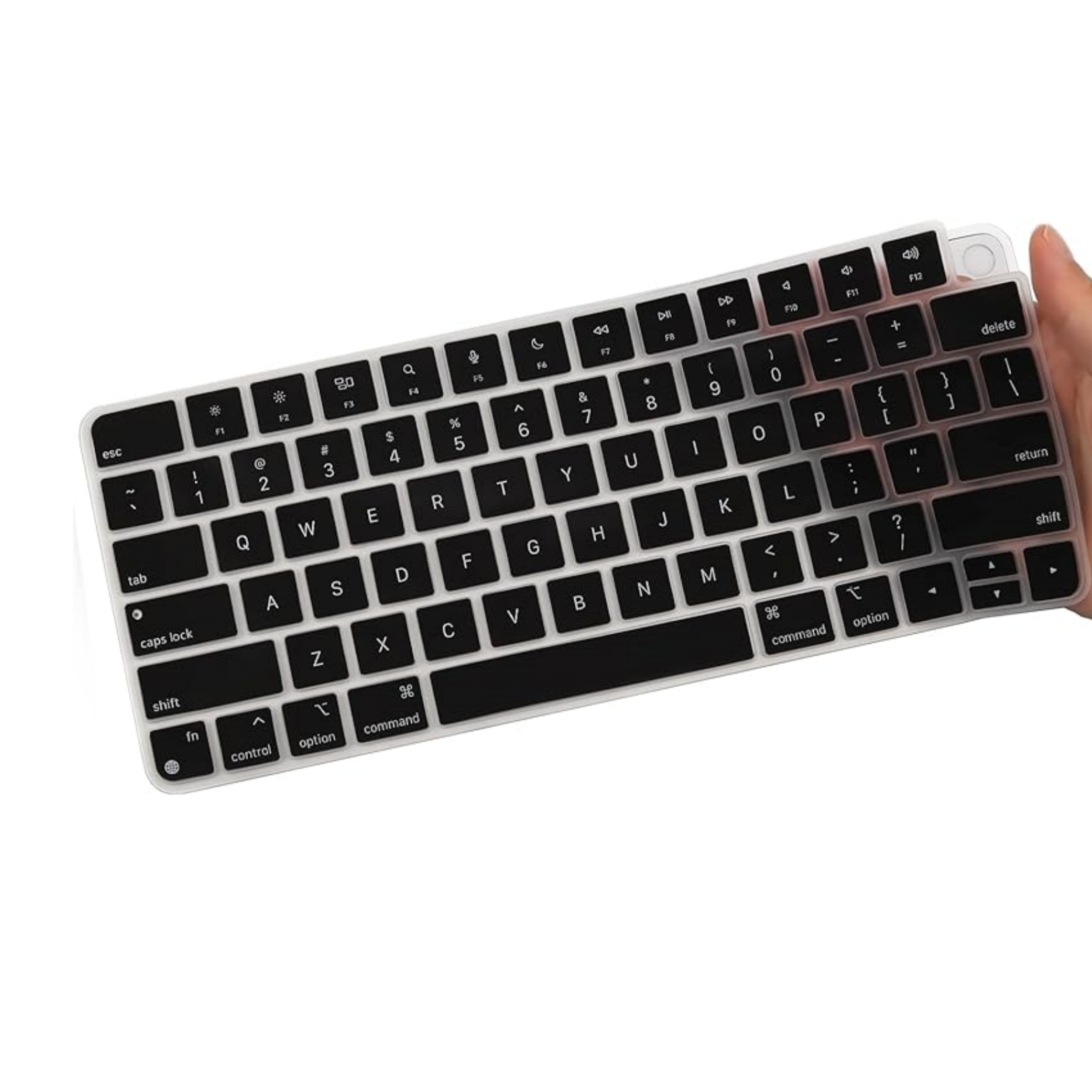 Apple iMac 24 Inch Magic Keyboard Cover Silicone Keyboard Skin for 2021 Newest iMac 24 Model A2449 A2450 iMac Magic M1 Keyboard