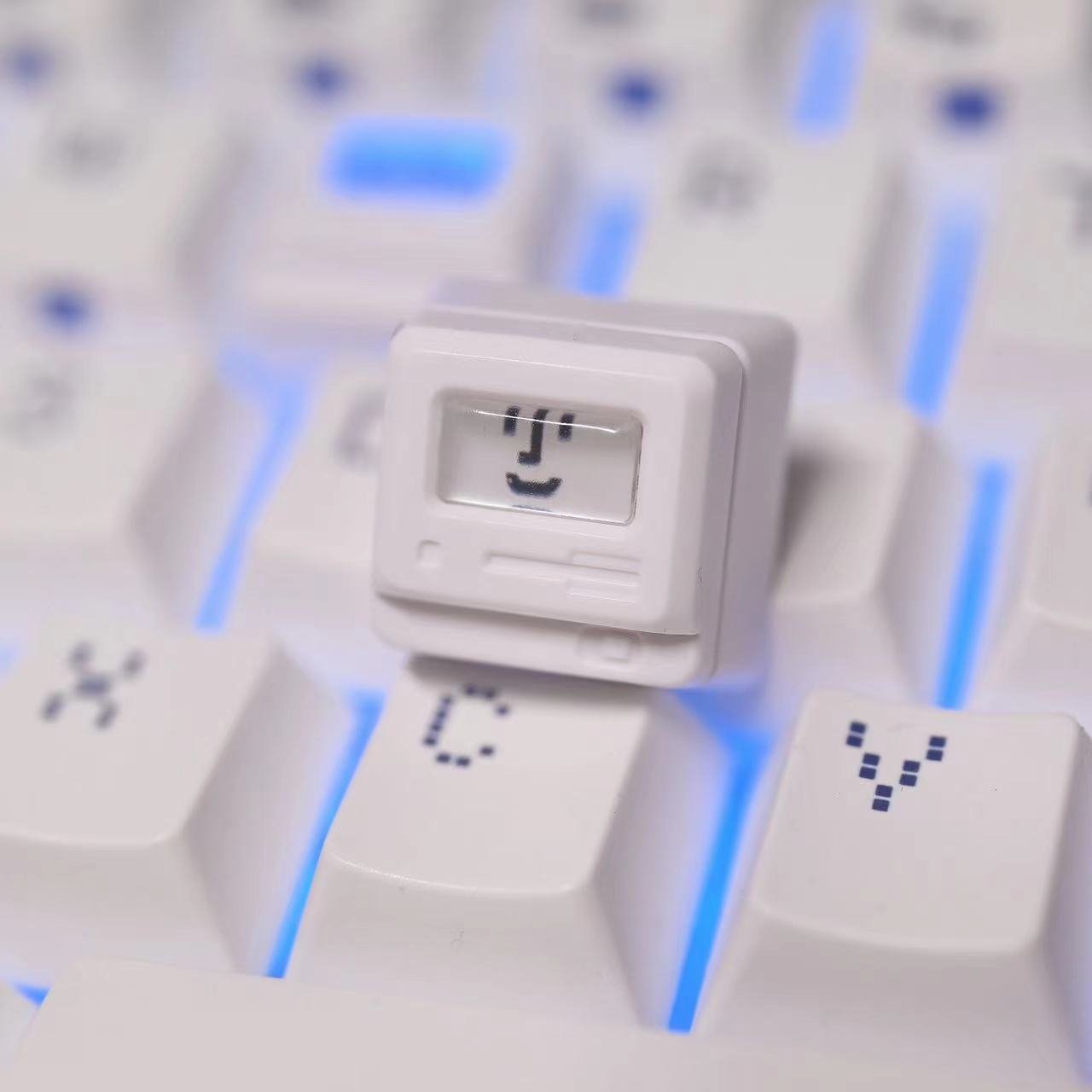 2024 New Keycap XDA PBT 1U Not Engraving Blank Key Cover Unique OEM Key Button for Mechanical Keyboard Replacement Clear