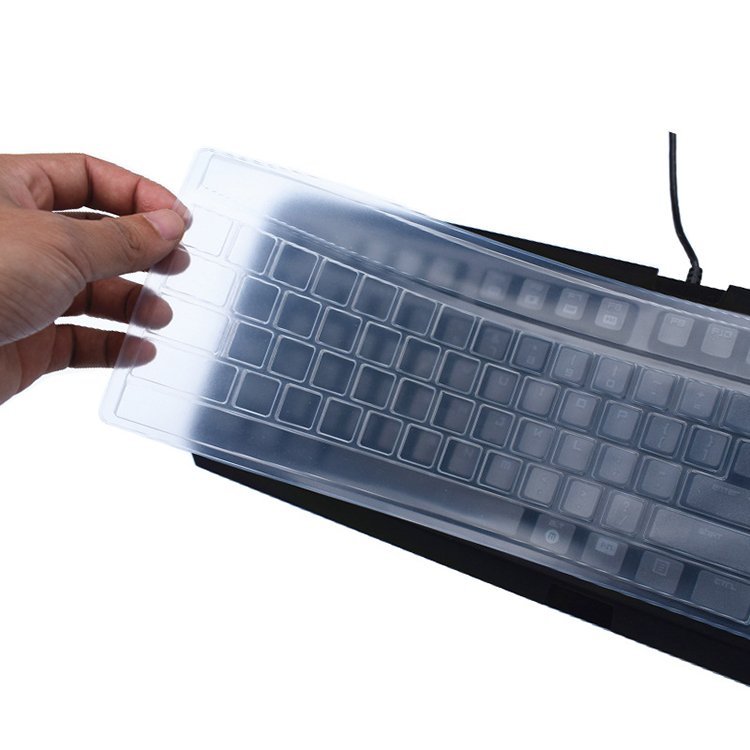 Waterproof transparent keyboard protective film silicone cover for keyboard