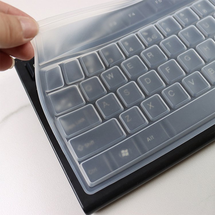 Waterproof transparent keyboard protective film silicone cover for keyboard