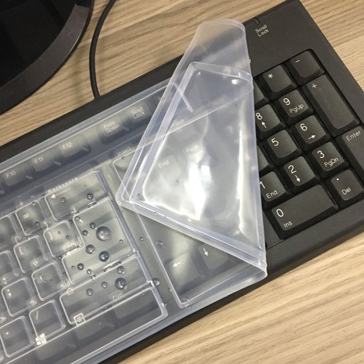 Waterproof transparent keyboard protective film silicone cover for keyboard