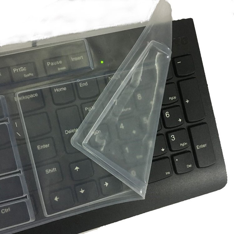 Waterproof transparent keyboard protective film silicone cover for keyboard