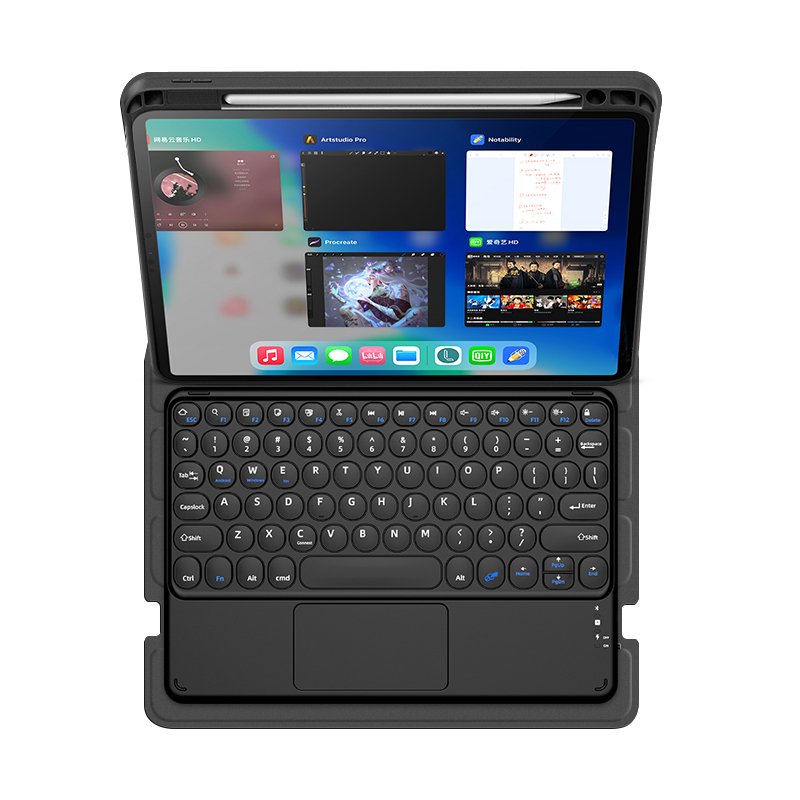Detached touchpad keyboard case For iPad 10.9 10.2 Pro 11 12.9 Magic Keyboard cover Factory manufacture