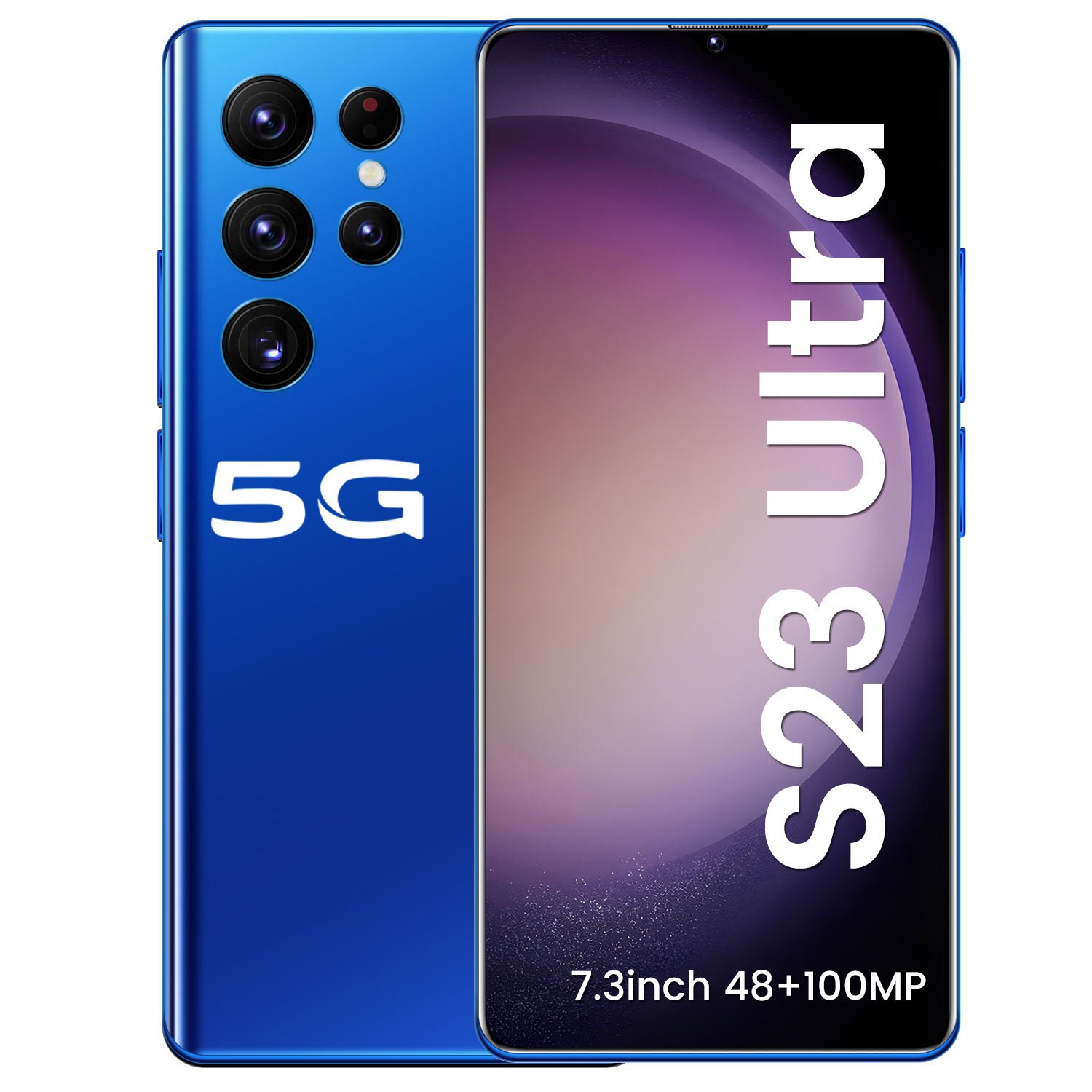 Phone2023 New Ultra-high Speed S23 Ultra 16gb+1tb 5g Phone 7.3-inch 48mp+100mp Snapdragon 8+2 Android 12 Game Phonemate60