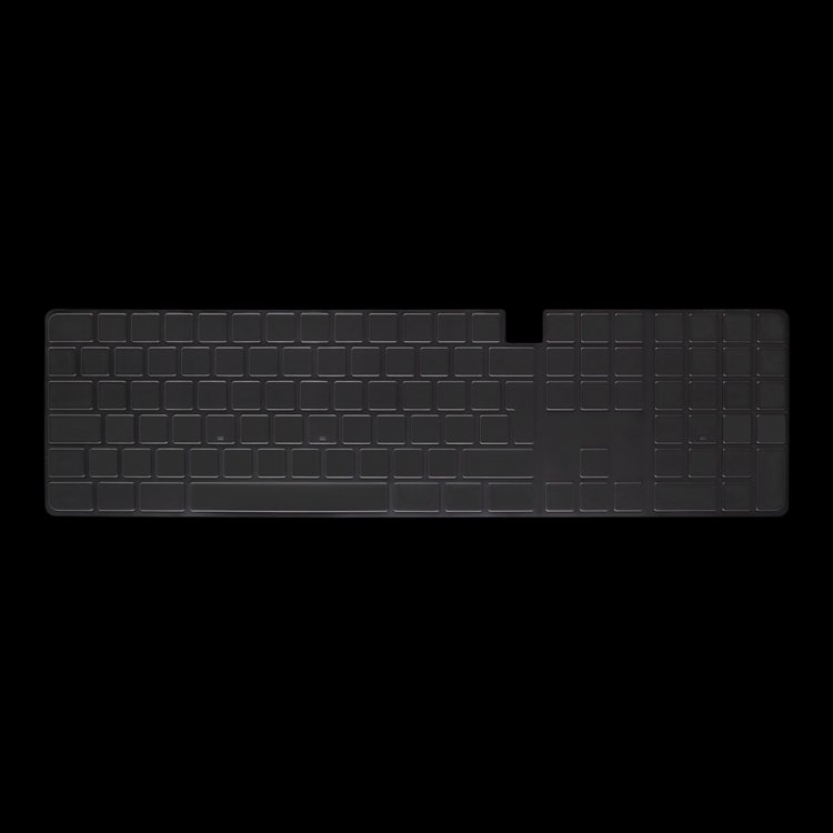 SellingTPU Keyboard Skin Cover For 2021 Apple iMac 24 inch M1 Chip EURO Magic Keyboard Numeric Keypad and Touch ID Model A2520