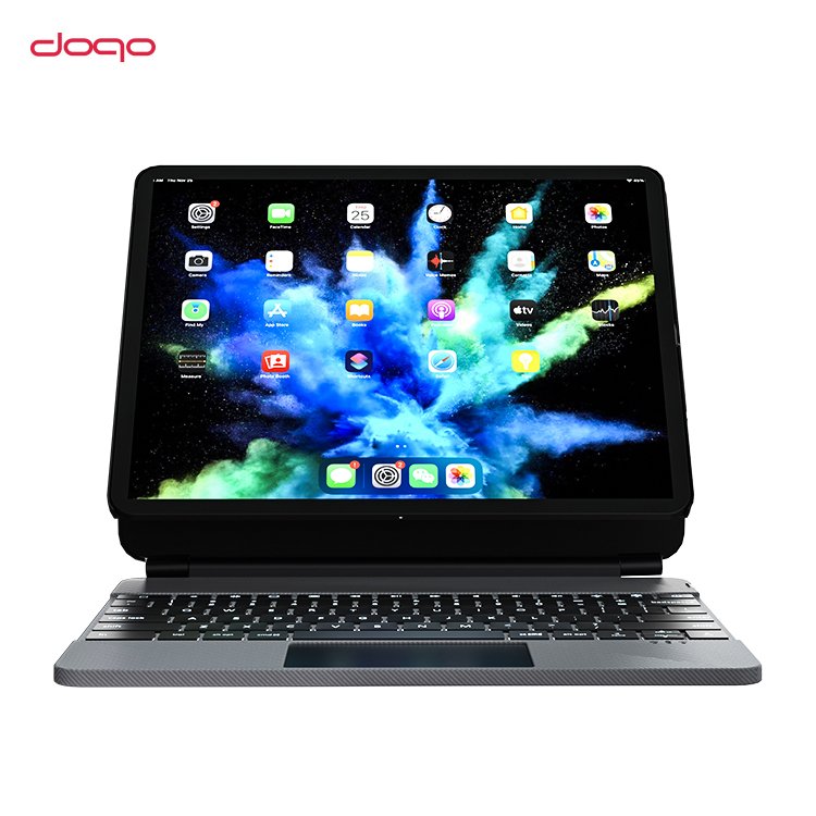 Factory Promotion Wireless Magnetic Keyboard Case For Ipad Pro 2018/2020/2021 with LED Backlit