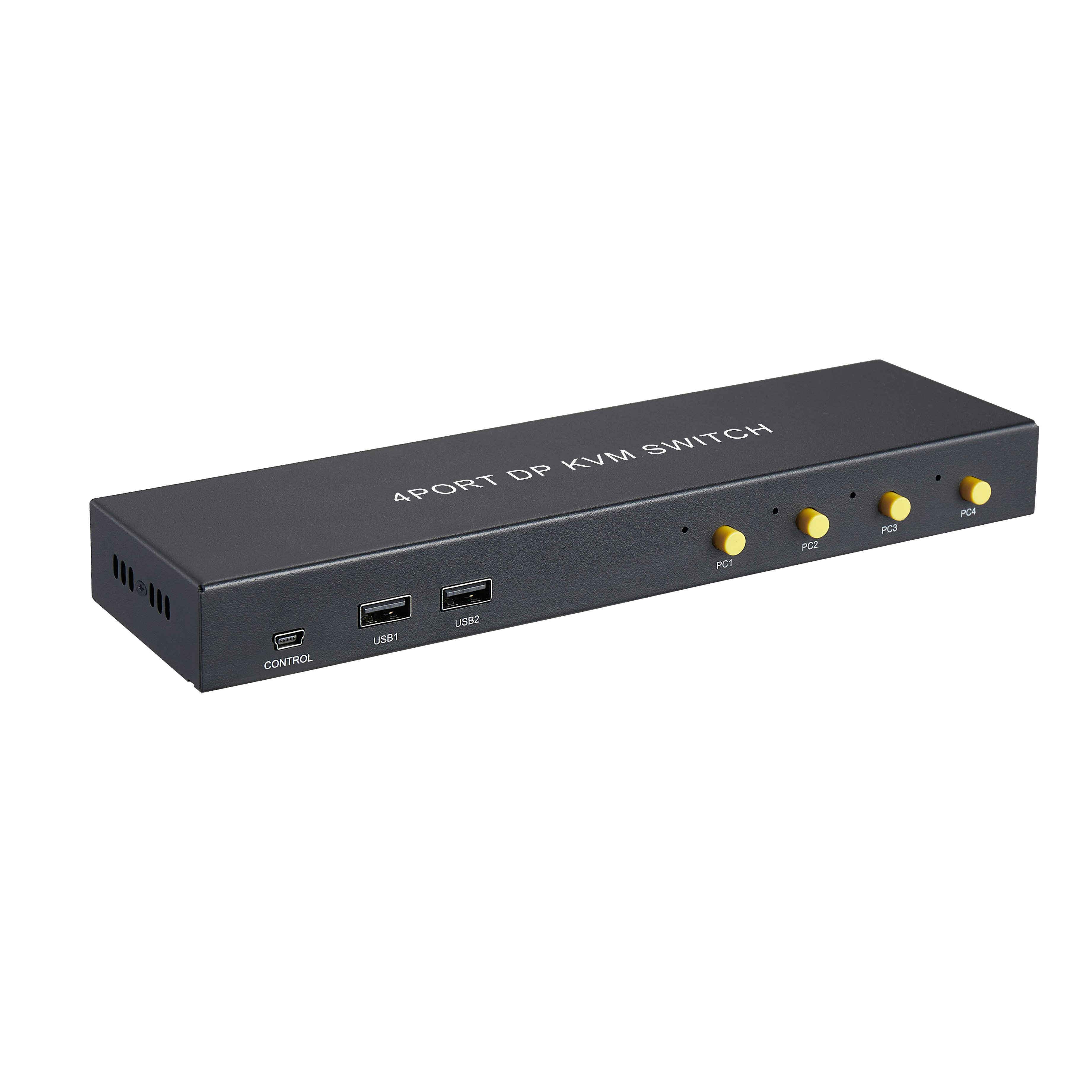DP KVM Switch 4 Port-4 Computer,One Monitor Switch to Share Mouse,Keyboard,Printer,USB 2.0 Device and Ultra HD Monitor