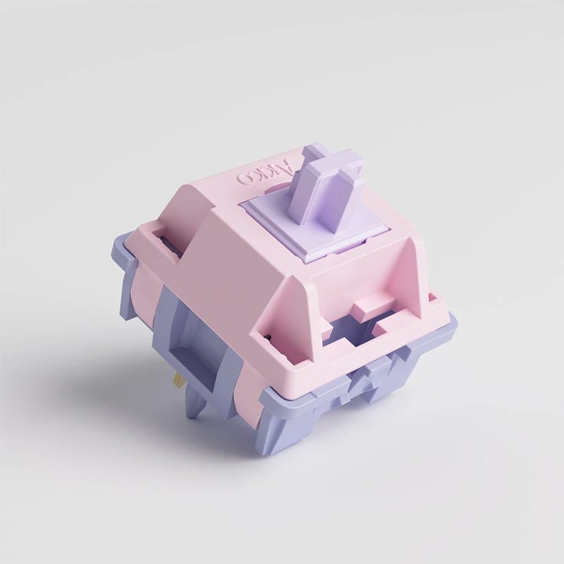 45 Pcs Akko Fairy Switch 5 Pin 50gf Linear Silent Switch Compatible with MX Mechanical Keyboard Switches