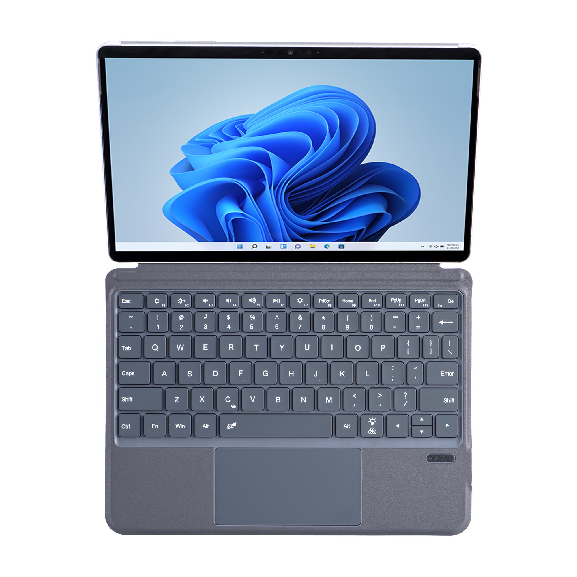 New Magnetic Leather Cover with LED Backlit for Microsoft Surface Pro 8/9/X Keyboard Wireless Tablet Standard Touchpad Features