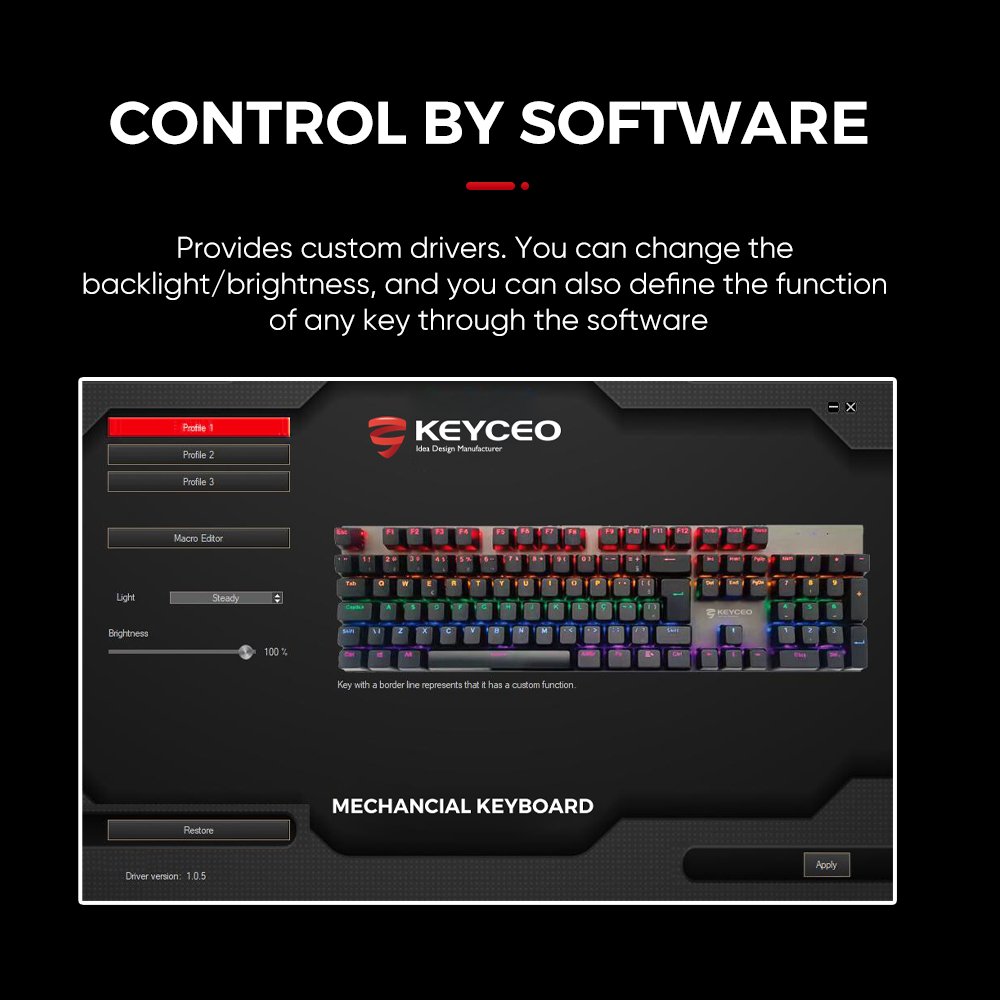gaming keyboard manufacturer rgb Full keys anti-ghosting The most competitive full keys version PC mechanical keyboard