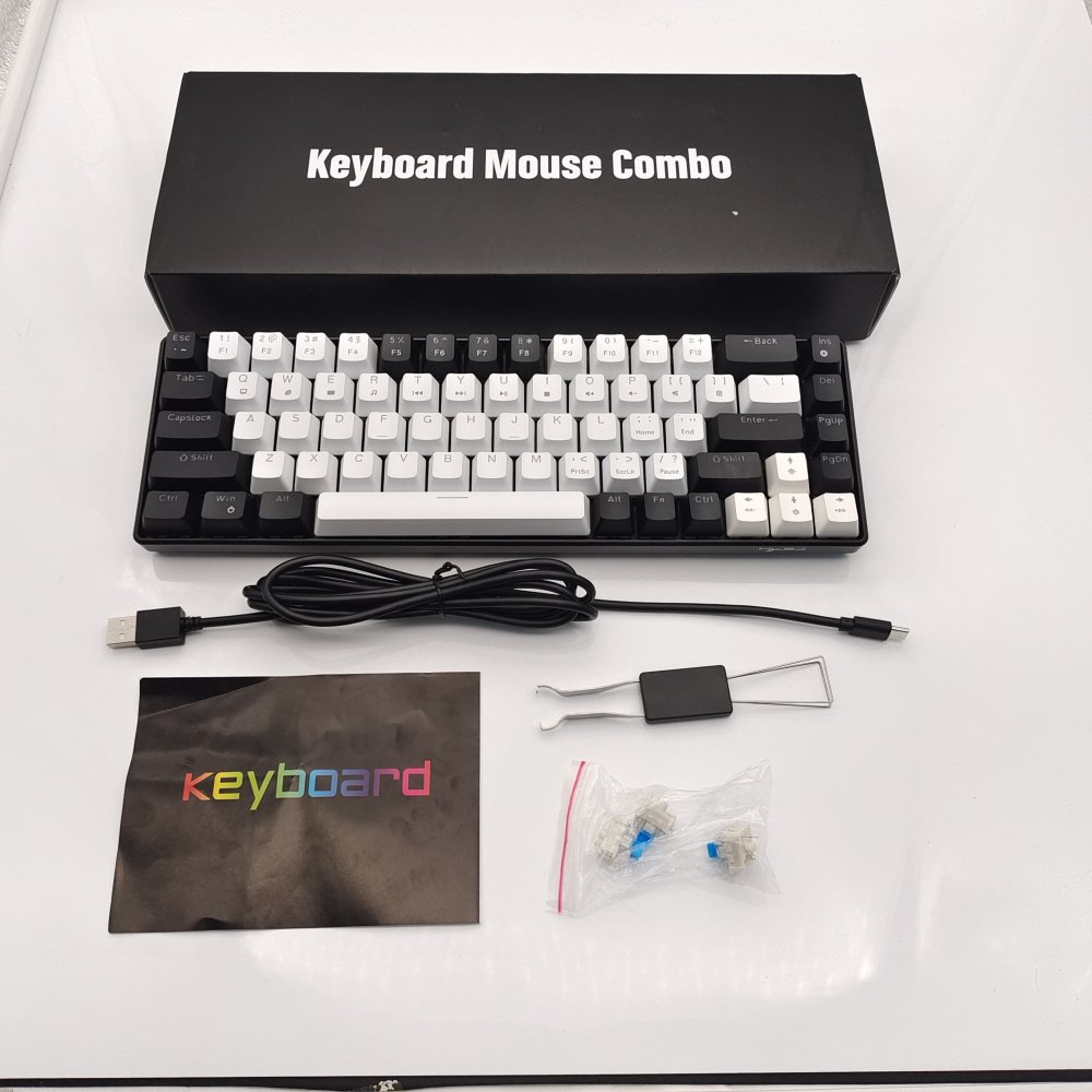 Hot sale Wired Gaming Mechanical Keyboard Red Switches RGB 60% Usb USB Type C Technology China Wholesale Switches for Keyboard