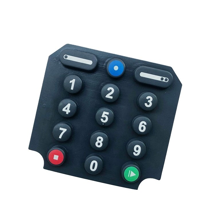 New film oem silicone rubber keyboard for electronic products