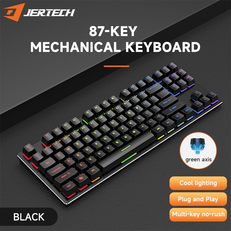 JERTECH JK510 Computer Keyboard Ergonomic Laptop Gamer RGB Keyboard Custom Mini Mechanical Gaming Keyboards