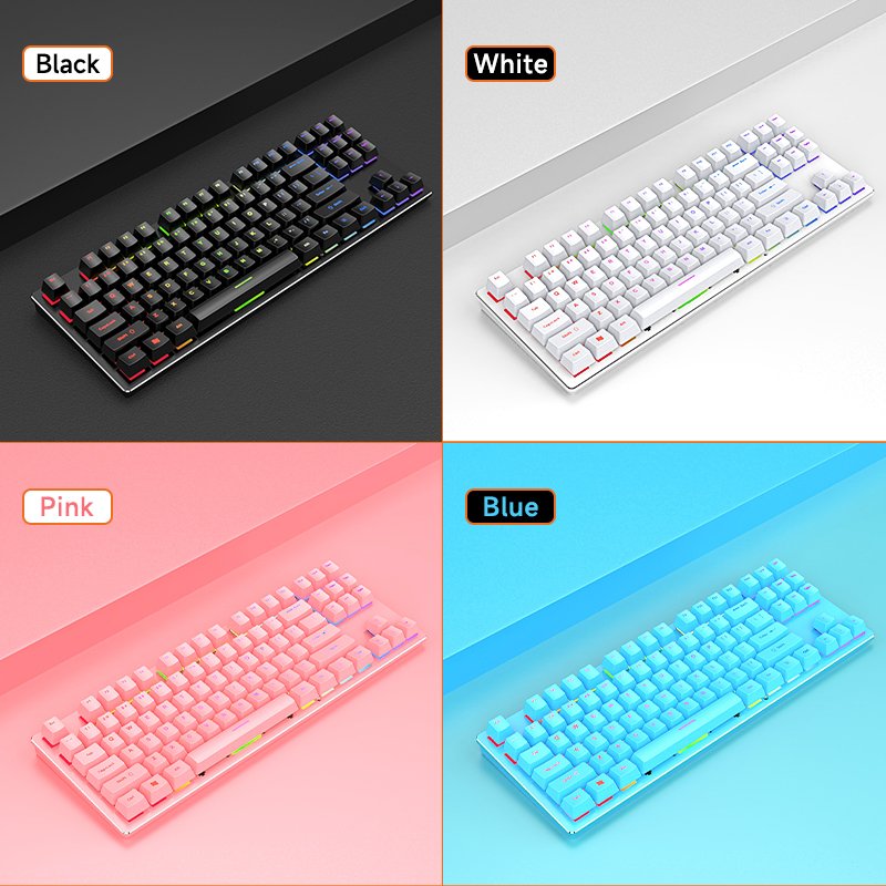 JERTECH JK510 Computer Keyboard Ergonomic Laptop Gamer RGB Keyboard Custom Mini Mechanical Gaming Keyboards