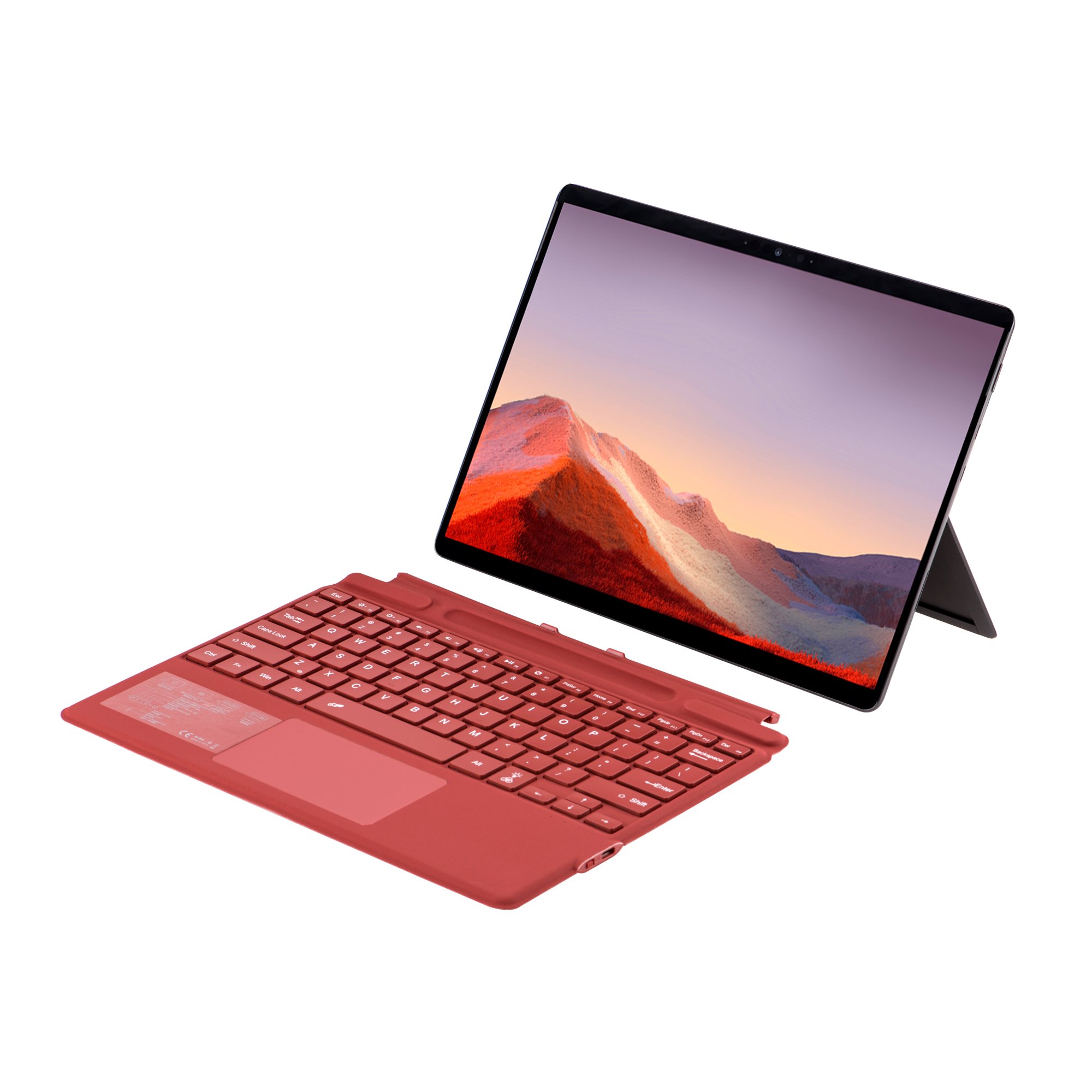 HK-HHT laptop top cover palmrest us keyboard for BT 5.0 keyboard cover case for surface pro 3/4/5/6/7/X in 1Upper Cover