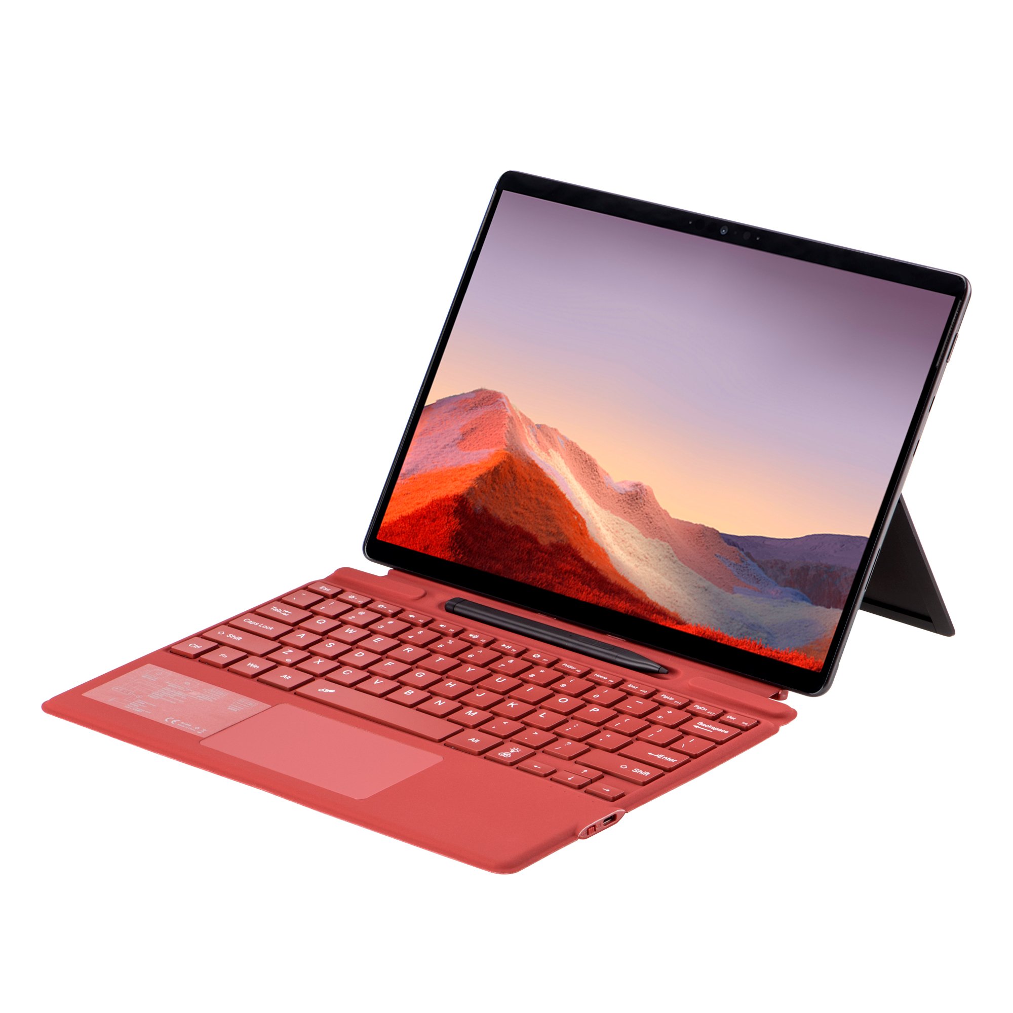 HK-HHT laptop top cover palmrest us keyboard for BT 5.0 keyboard cover case for surface pro 3/4/5/6/7/X in 1Upper Cover