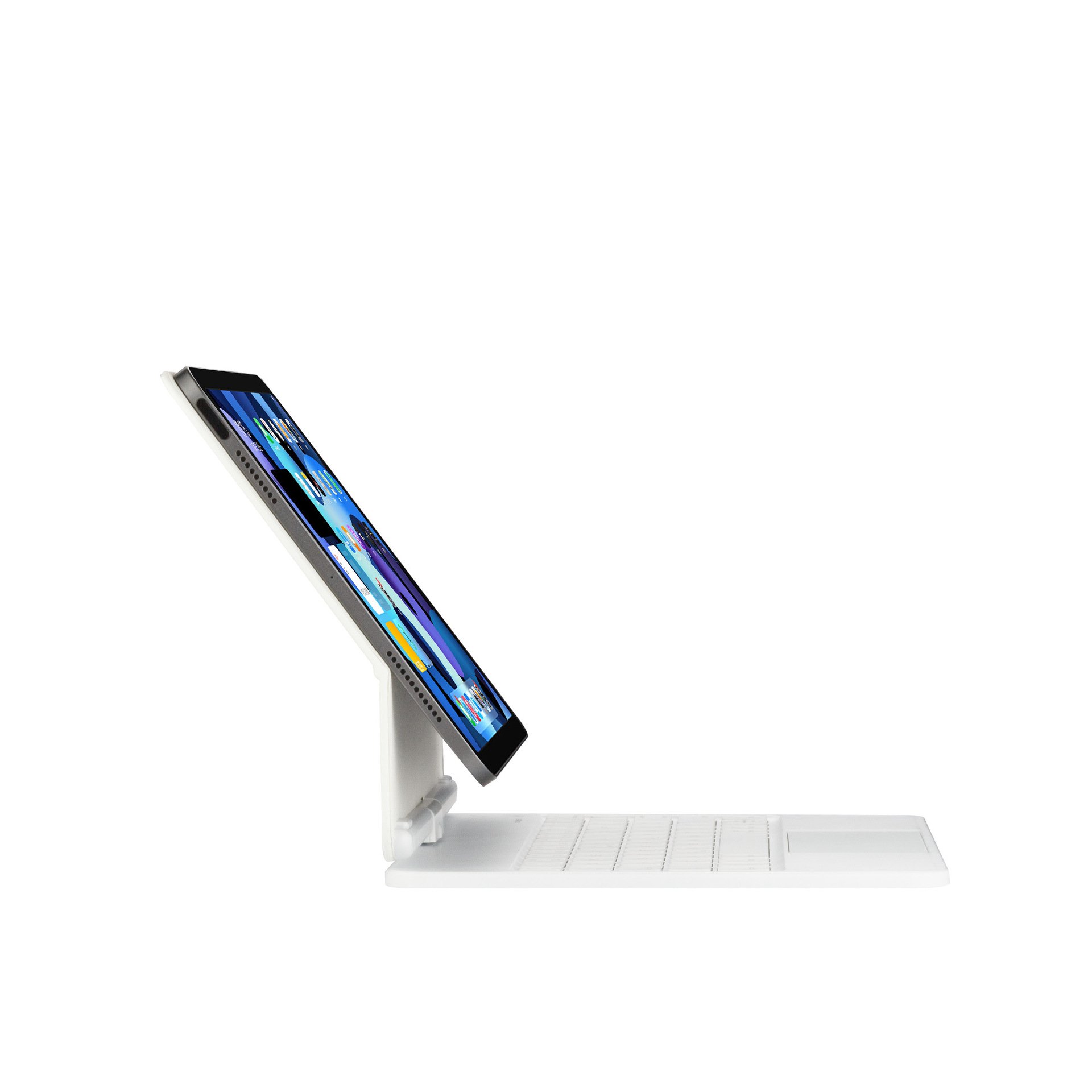 New Design light 11 inches mini smart Photovoltaic BT protective case cover wireless keyboard