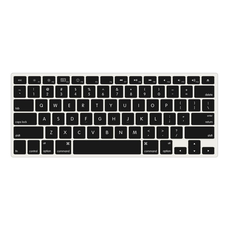 US Black Silicone Keyboard Skin Cover for MacBook Pro 14 A2442, Waterproof keyboard cover for Macbook Pro 16 A2485