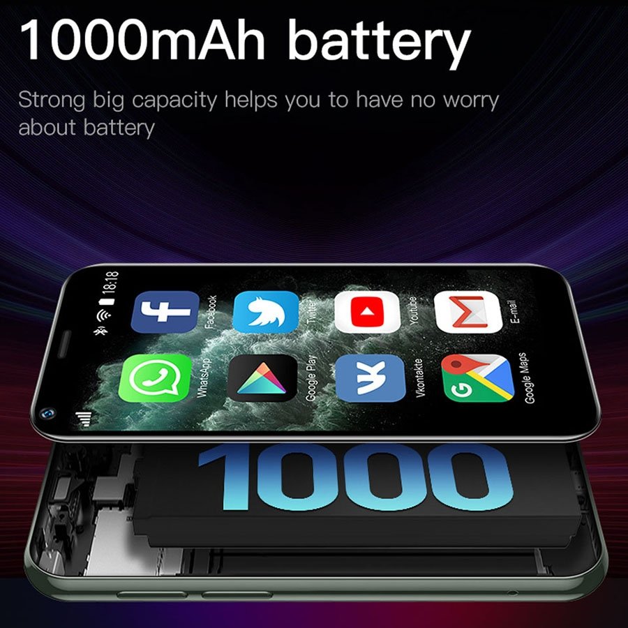 Cheap Phone Soyes Xs11 Android 6.0 Super Small Size 1GB+8GB Wifi Gps Smart Pocket Android Mini Celular Smartphone