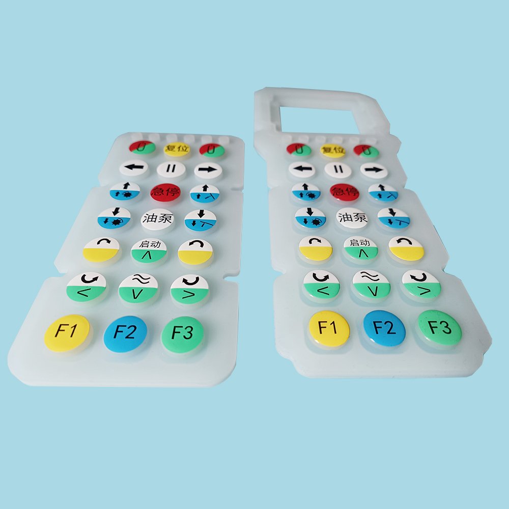 Custom Embossed Tactile Key Membrane Switch/Keypad/Keyboard With Backlight LED