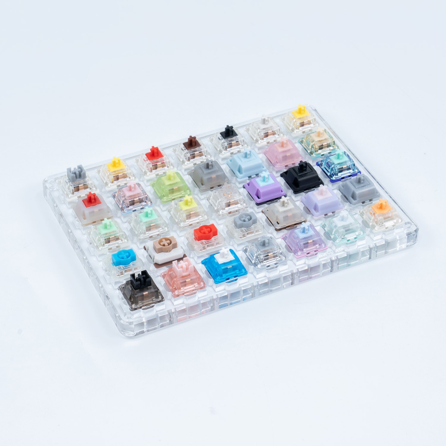 GATERON Magnetic Customized Switch Treasure Version Mechanical Keyboard Acrylic Switch Tester 35pcs Sample