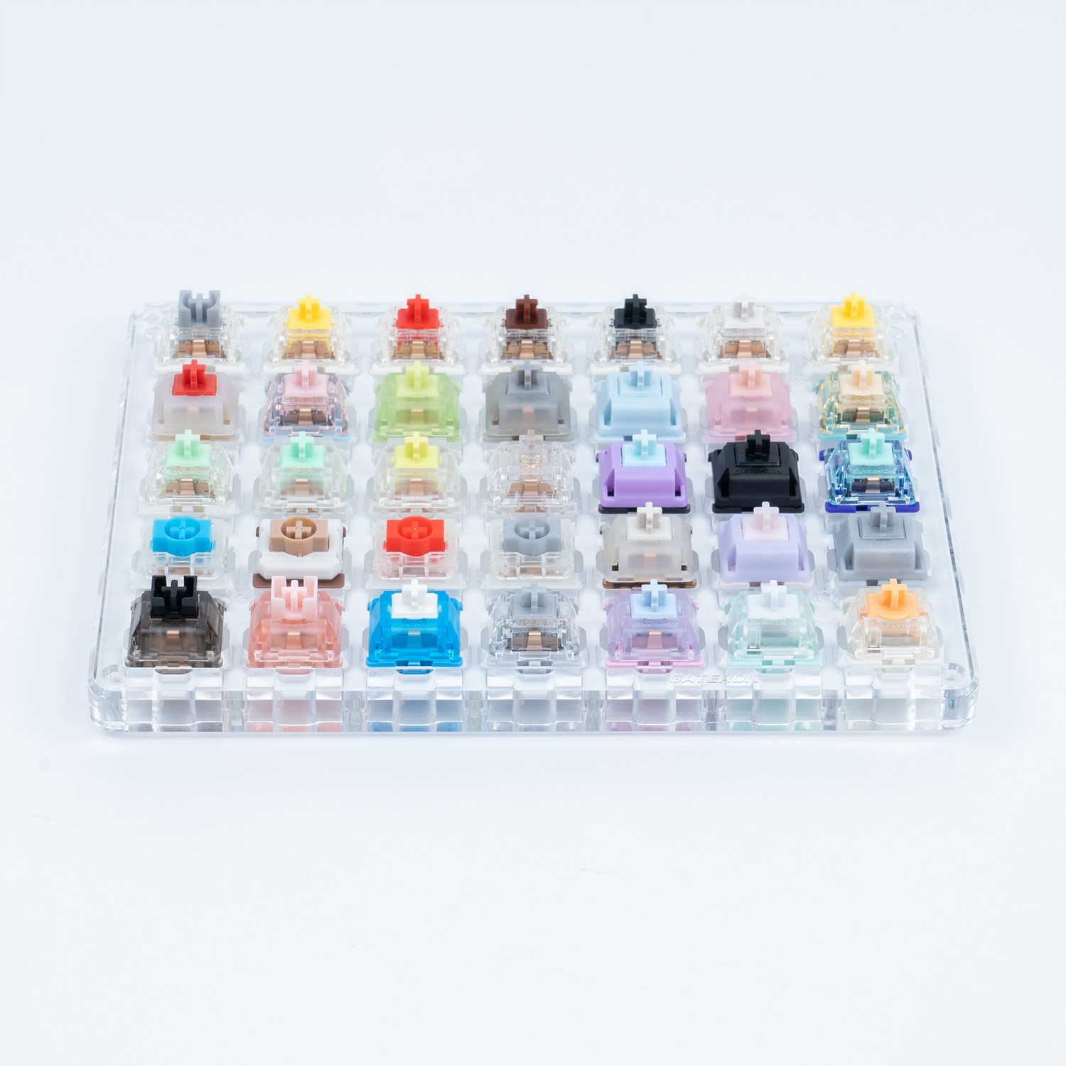 GATERON Magnetic Customized Switch Treasure Version Mechanical Keyboard Acrylic Switch Tester 35pcs Sample
