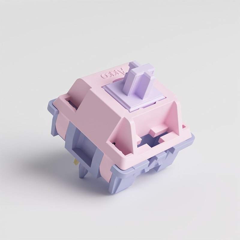AKKO DIY Silent Switches Box 45pcs Mechanical Axis Body Akko Fairy Switches Penguin 5-pin Hot Swap